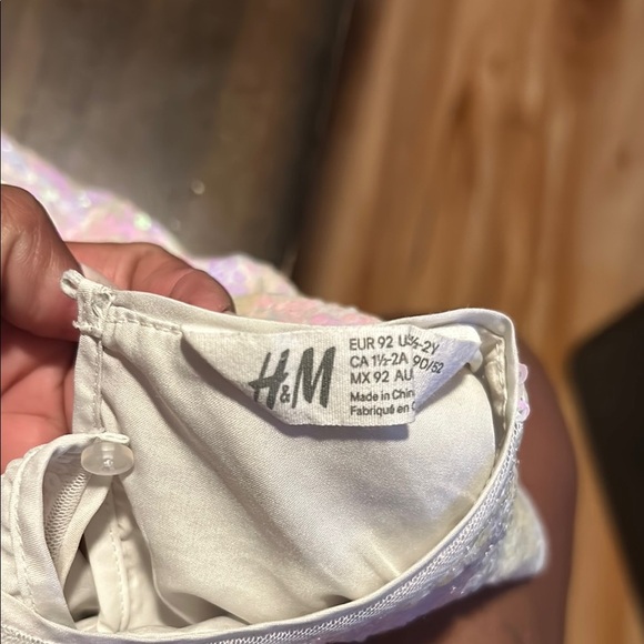 H&M Pink Sequin Flutter Sleeve Sundress - Picture 3 of 5